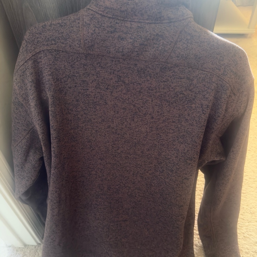 Men’s new size XXL brown Columbia half zip pullover pocket - Picture 7 of 9